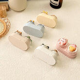 Estuche para lentes de contacto de colores con dibujos animados